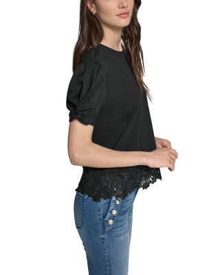 Lace Trim Tee