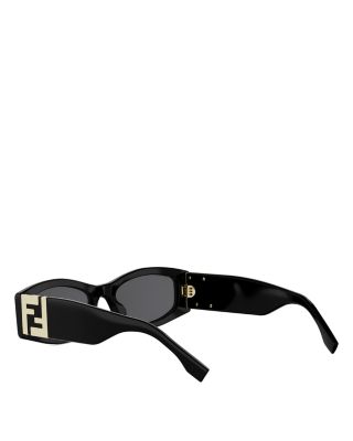 Forever Fendi Rectangular Sunglasses, 54mm