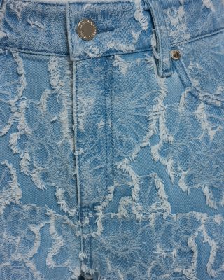 High Rise Straight Jeans in Sky Blue