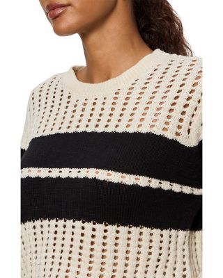 Sporty Openwork Sweater