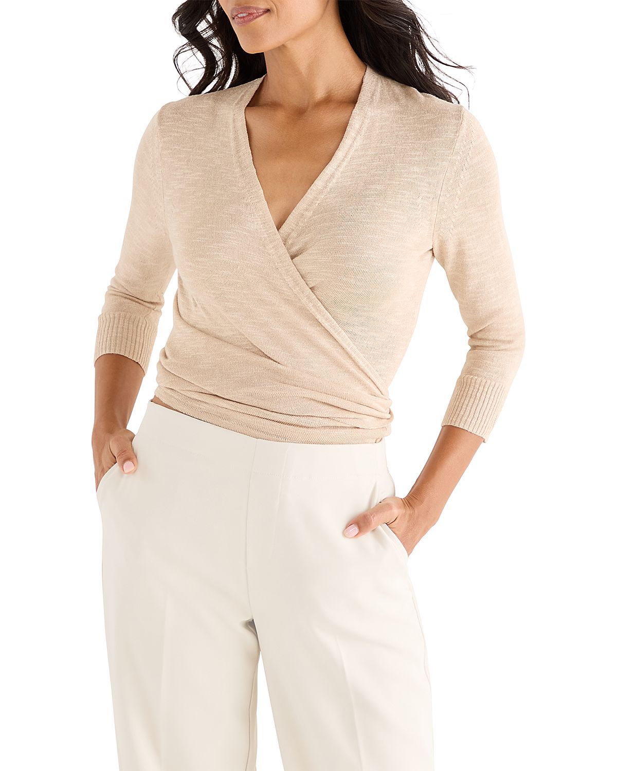 Nic+Zoe Slub Knit 4 Way Cardigan