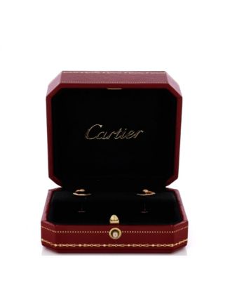  XS Amulette Stud Earrings 18K Rose Gold with Diamond and Onyx