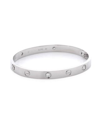  Love 4 Diamond Bracelet 18K White Gold and Diamonds