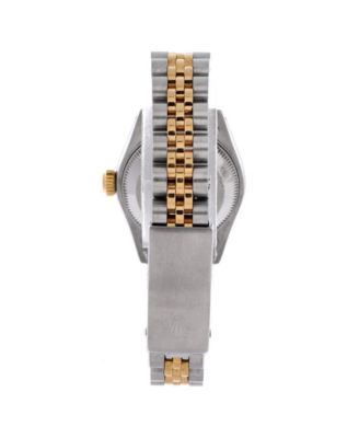  Oyster Perpetual Datejust Automatic Watch in Stainless Steel and Gold with Diamond Markers 26mm