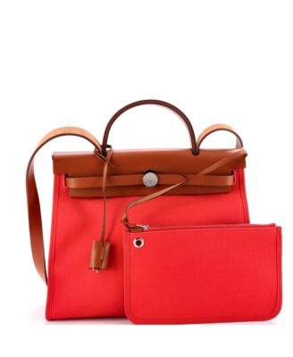 31 Herbag Zip Leather and Toile