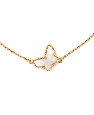  Sweet Alhambra Butterfly Bracelet 18K Gold and Mother of Pearl