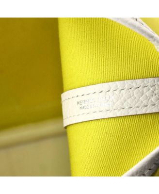 28 Garden File Tote Toile and Leather