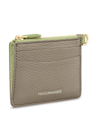 Leather Zipped Card Pouch