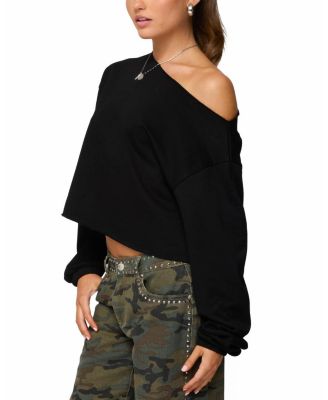 Aveline Off Shoulder Light Sweatshirt