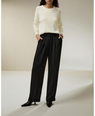 Ultra Fine Merino Wool Crewneck Sweater