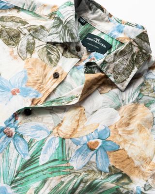 Otokia Botanical Print Short Sleeve Shirt