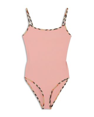 Sylvia Check Trim One Piece Swimsuit