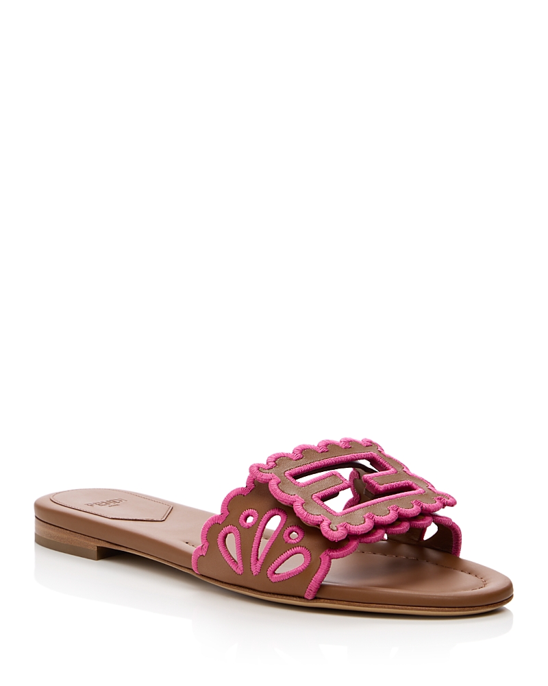 Fendi Women's Baguette Slide Sandals