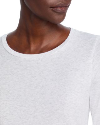 Sheer Knit Round Neck Tee