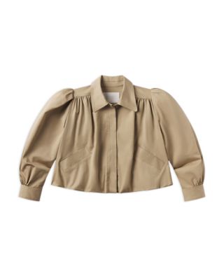 Everly Shirred Crop Jacket