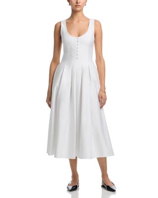 Sateen Midi Dress