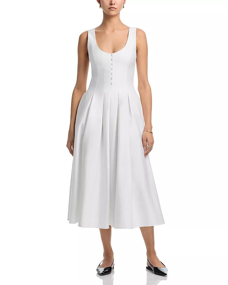 French Connection Sateen Midi Dress