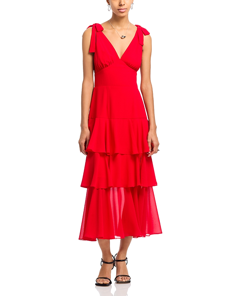 Wayf Hampton Tiered Midi Dress