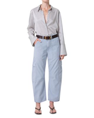 Marcelle Cotton Low Slung Cargo Pants