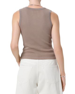 Inez Waffle Tank Top