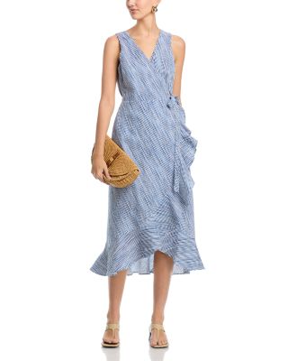Coastal Shores Wrap Dress