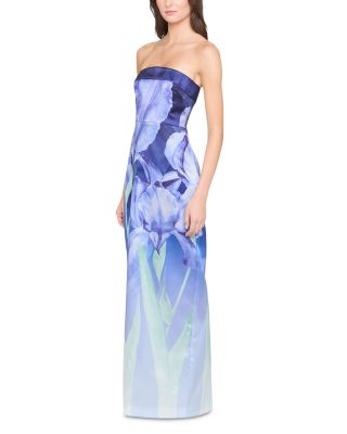 Cyrilla Strapless Column Gown