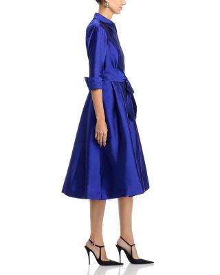Taffeta Shirt Dress
