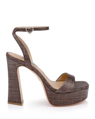 Women's Caia Square Toe High Heel Platform Sandals