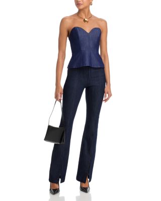 Denim Bustier Top - Exclusive