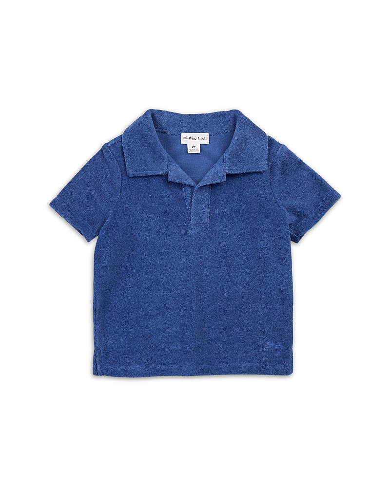 Miles The Label Boys' Terry Polo - Little Kid, Big Kid