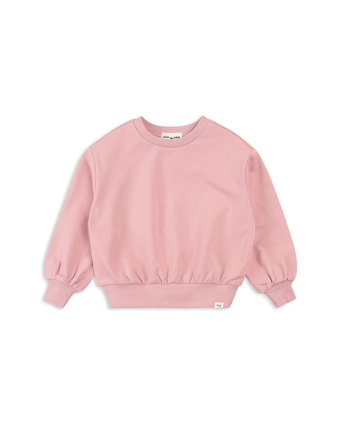 Miles The Label Girls' Long Sleeved Knit Sweatshirt - Little Kid, Big Kid