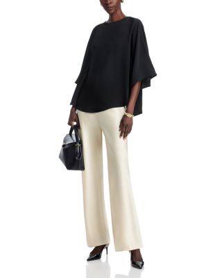 Matte Crepe Crescent Top