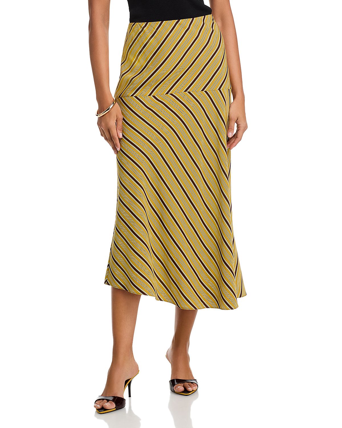 A. l.c. Kara Bias Midi Skirt