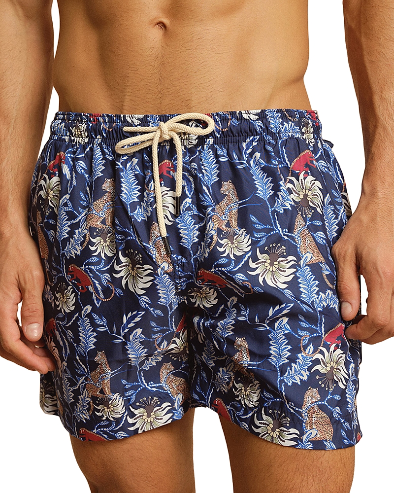 Peninsula Swimwear 5.5 Drawstring Swim Shorts in Aqua Mediterraneo