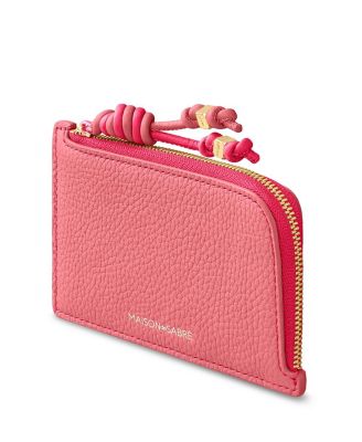 Leather Zip Card Holder