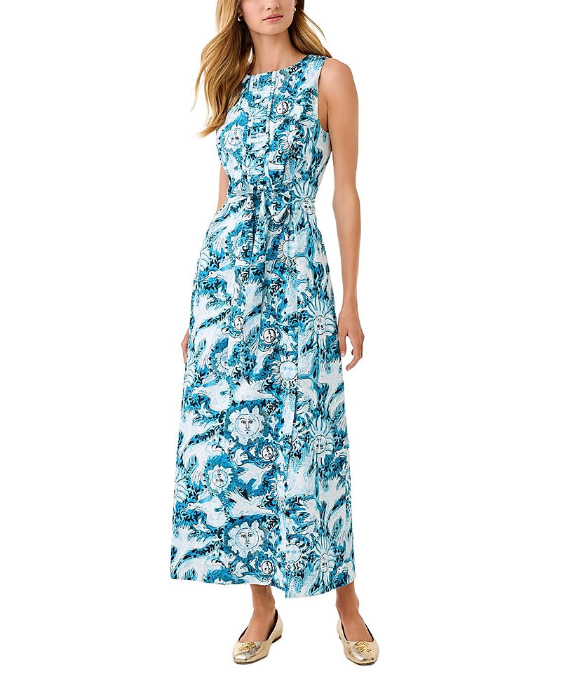 Lilly Pulitzer Clarajane Stretch Maxi Shift Dress