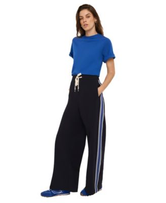  Women's Side Stripe Wide Trousers