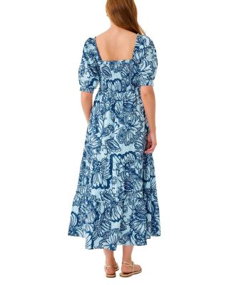  Hadly Short Sleeve Smocked Dress