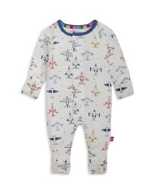 Boys' Just Plane Fun Magnetic Convertible Coverall - Baby 