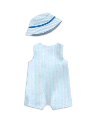 Boys' Whales Sunsuit & Hat - Baby