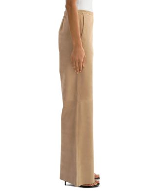 Elise Suede Wide Leg Pants