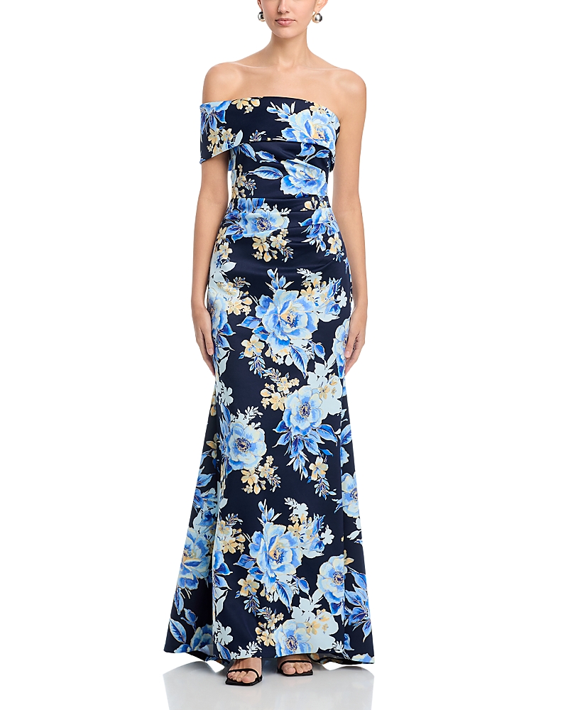 Eliza J One Shoulder Gown