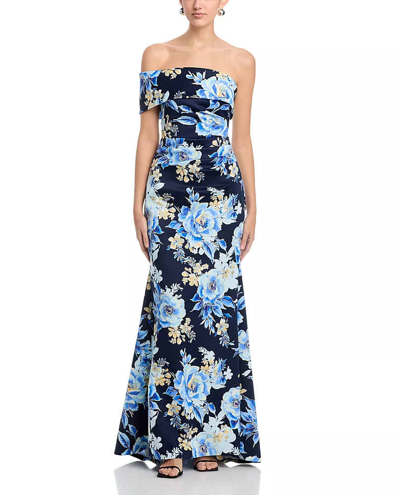 Eliza J One Shoulder Gown