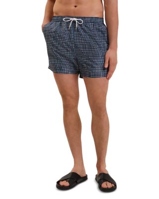 Compten Blurred Check Swim Shorts