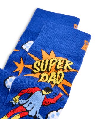 Flying Super Dad Crew Socks