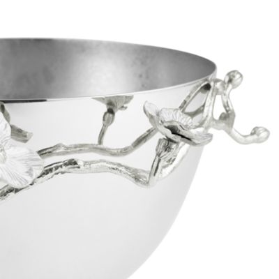 Silver Orchid Medium Bowl