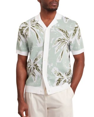 Kyes Knitted Leaf Camp Shirt