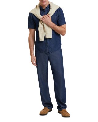 Mirek Short Sleeve Chambray Shirt