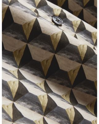 Nayelin Short Sleeve Relaxed Painted Geo Shirt