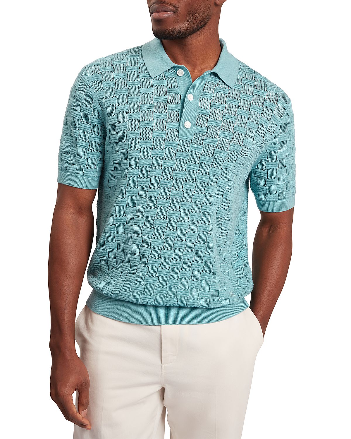 Ted Baker Watters Textured Polo Shirt